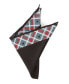 Фото #4 товара Men's Mickey Mouse Holiday Plaid Pocket Square