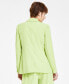 Фото #2 товара Women's Twill One-Button Blazer, Created for Macy's