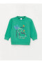 Фото #2 товара LCW baby Bisiklet Yaka Baskılı Erkek Bebek Sweatshirt ve Eşofman Alt 2'li