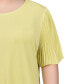 Plus Size Pleated-Sleeve Top