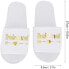 Фото #29 товара wosume Suitable for gifts: disposable slippers, 5 pairs of letter print, disposable slippers for hotel wedding party shooting