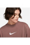 Фото #7 товара Женская Футболка Nike Sportswear Gel-Midi Swoosh Graphic Boyfriend Short-Sleeve Коричневая FD1129-291