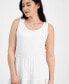 Фото #4 товара Платье без рукавов средней длины из ткани с тремя уровнями AK Anne Klein