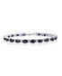 ფოტო #1 პროდუქტის Sterling Silver Gem Tennis Bracelet