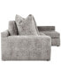 Фото #7 товара Pherie 131" 2-Pc. Fabric Sectional with Cuddler, Created for Macy's