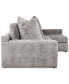 Pherie 131" 2-Pc. Fabric Sectional with Cuddler, Created for Macy's