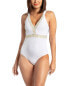 Cabana Life White Embroidered One-Piece Women's