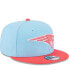 Фото #3 товара Men's Light Blue, Red New England Patriots Two-Tone Color Pack 9FIFTY Snapback Hat