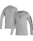 Фото #2 товара Men's Heather Gray Club Atletico River Plate Crest Long Sleeve T-shirt