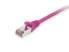 Фото #2 товара Equip Cat.6 S/FTP Patch Cable - 10m - Purple - 10 m - Cat6 - S/FTP (S-STP) - RJ-45 - RJ-45