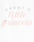 Фото #11 товара Baby 2-Piece Daddy's Princess Bodysuit & Tutu Pant Set 12M