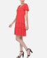 Women's Short Sleeve V-Neck Tiered Dress