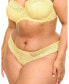 Plus Size Perla Cheeky Panty Желтый, XLARGE - фото #1