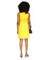 ფოტო #2 პროდუქტის Women's Straight-Neck Chain-Strap Dress