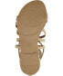 ფოტო #5 პროდუქტის Women's Hanni Wide Width Crisscross Strappy Flat Sandals