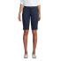 ფოტო #3 პროდუქტის Women's School Uniform Stretch Chino Bermuda Shorts