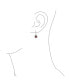 ფოტო #4 პროდუქტის 3Ct Cubic Zirconia Round Solitaire CZ Halo Dangle Drop Lever back Earrings For Women .925 Sterling Silver