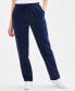 Фото #1 товара Women's Mid Rise Drawstring-Waist Fleece Pant, Created for Macy's