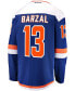 Фото #2 товара Men's Mathew Barzal Blue New York Islanders Alternate Breakaway Jersey