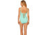 Фото #2 товара Bleu Rod Beattie 266665 Women Goddess Knotted Front One-Piece Swimsuit Size 10