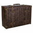 Decorative suitcase Alexandra House Living Brown Polyskin MDF Wood Vintage 16 x 30 x 44 cm