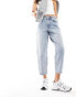 Фото #4 товара Miss Selfridge Petite mom jean in blue acid wash