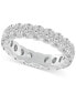 Фото #1 товара Кольцо Macy's Diamond Oval-Cut Eternity Band in 14k Gold.