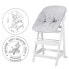 roba Born Up Stair High Chair Set 2-in-1 roba Style Frosty Green High Chair with Reclining Function from Birth