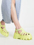 Circus NY Alyson chunky platform sandals in yellow