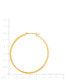 Medium Flat-Edge Hoop Earrings in 10k Gold (Also in 10k Rose Gold and 10k White Gold), 1-1/2"