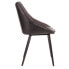 Фото #12 товара Marche TwoTone Chair in Faux Leather and Fabric Set of 2