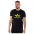 ALPHA INDUSTRIES Basic Neon Print short sleeve T-shirt