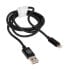 SilverStone CPU03 USB-Ladekabel Lightning, schwarz - 100cm