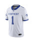 ფოტო #3 პროდუქტის Men's #1 White, Royal Kentucky Wildcats Football Game Jersey