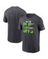 Фото #4 товара Men's Anthracite Seattle Seahawks 2022 NFL Playoffs Iconic T-shirt