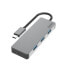 Фото #2 товара Hama 00200105, USB 3.2 Gen 2 (3.1 Gen 2) Type-C, USB 3.2 Gen 2 (3.1 Gen 2) Type-A, USB 3.2 Gen 2 (3.1 Gen 2) Type-C, 10000 Mbit/s, Grey, Aluminium, 0.15 m