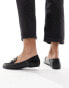 Фото #3 товара RAID Wide Fit – Amiela – Loafer in Schwarz mit Trensendetail, weite Passform