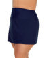 Фото #1 товара Plus Size Tummy-Control Swim Skirt, Created for Macy's