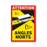 Фото #2 товара Наклейки EDM Angles Morts Aвтобус 3 штук 17 x 25 cm