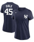 ფოტო #1 პროდუქტის Women's Gerrit Cole Navy New York Yankees Name Number T-shirt