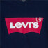 Темно-синяя детская футболка с коротким рукавом для девочек Levi's Batwing 3 года - фото #38