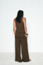 RUSTIC WIDE-LEG TROUSERS