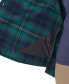 ფოტო #5 პროდუქტის Plus Size Holly Hideaway Cotton Checked Flannel Tunic Shirt