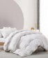 Фото #3 товара Cotton Fabric Baffled Box All Season Colored Goose Feather and Down Comforter, Twin