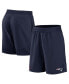 ფოტო #2 პროდუქტის Men's Navy New England Patriots Stretch Woven Shorts