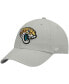 ფოტო #2 პროდუქტის Men's Gray Jacksonville Jaguars Logo Clean Up Adjustable Hat