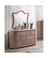 Salonia Mirror, Pink Velvet