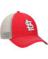 Бейсболка Trucker Snapback '47 Brand St. Louis Cardinals Clean Up Red для мужчин Красный - фото #4