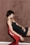 Фото #17 товара Короткое компрессионное платье-комбинация ZARA