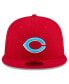 ფოტო #4 პროდუქტის Men's Red Cincinnati Reds 2024 Father's Day 59FIFTY Fitted Hat